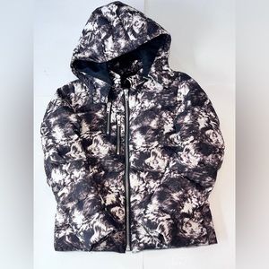 The Kooples animal print puffer jacket